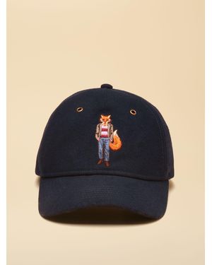 Joules Campbell Jonty Fox Baseball Cap - Blue