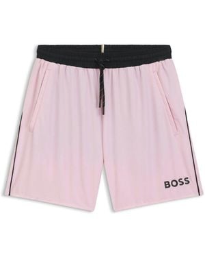 BOSS Starfish Quick Dry Swim Shorts - Pink