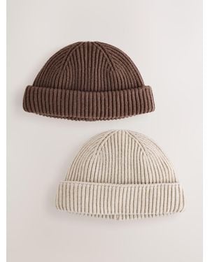 Next Stone Mini Beanie - Brown