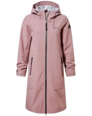 TOG24 Tog 24 Mauve Nova Performance Waterproof Jacket - Pink