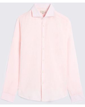 Moss Linen Shirt - Pink