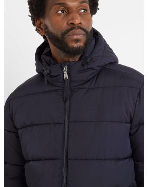 TOG24 Hooded & Water-Repellent Hamilton Padded Parka - Blue