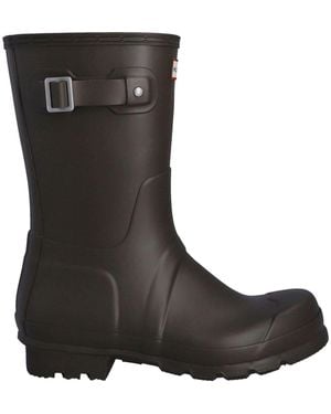 HUNTER Original Short Wellington Boots - Black