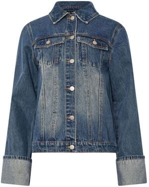 Long Tall Sally Denim-Jacke Mit Weiten Ärmeln Aus 100 Baumwolleeu 46 Tall (Uk 18 T) - Blau