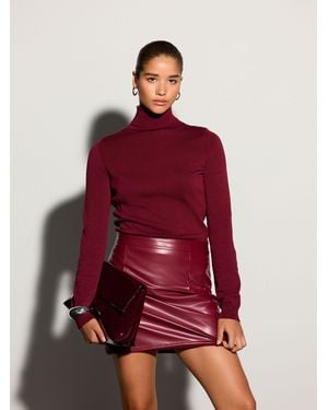 Next Faux Leather Mix Tie Belt 2 - Rot