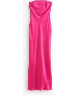 OMNES Amdra Strapless Bandeau Maxi Dress - Pink
