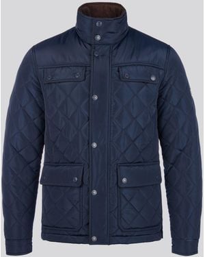 U.S. POLO ASSN. U. S. Polo Assn U. S. Polo Assn U. S. Polo Assn. Diamond Quilted Funnel Jacket - Blue