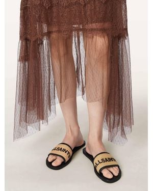 AllSaints Allsaints/ Hoxton Sliders - Brown