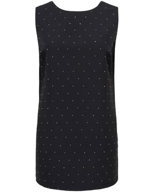 ONLY Diamonte Bow Short Dress - Black
