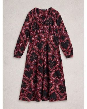 White Stuff Megan Jersey Dress - Red
