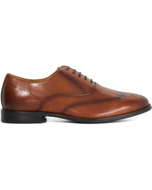 Dune Standard Fit Shaay Brogues - Brown