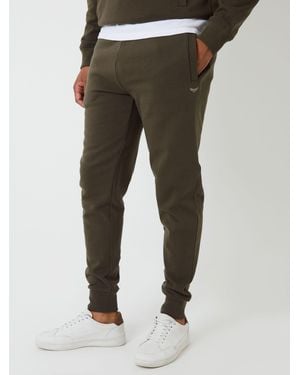 Threadbare Cotton Blend Cuffed Sweatpants - Green