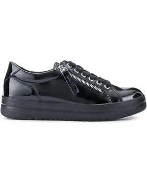 Pavers Chunky Platform Sneakers - Black