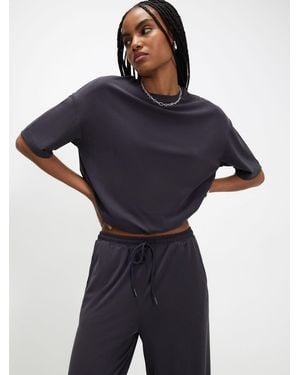 River Island Soft Touch T-Shirt - Blue
