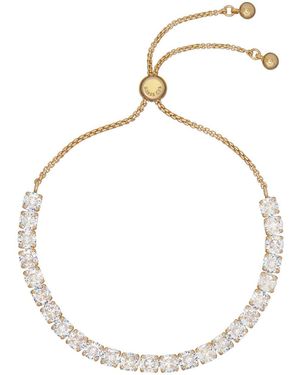 Ted Baker Tone Melrah: Icon Crystal Slider Bracelet, Clear Crystal - White