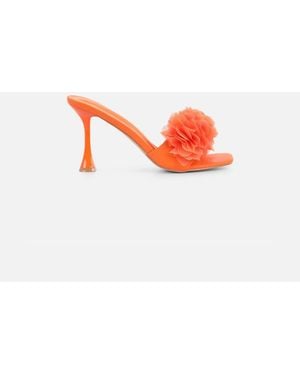 SIMMI Kaz Petal Detail Mules - Red