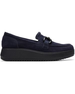 Clarks Zylah May Lederschuhe - Blau