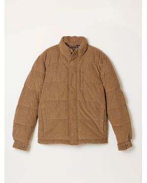 FatFace Fatface Stone Cord Padded Jacket - Brown
