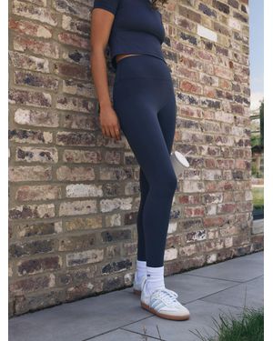 Self High Waist Leggings - Gray