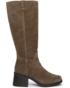 Timberland Bellevaux Tall Zip Up Boots - Brown
