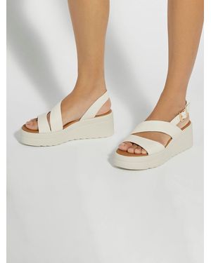Dune Leather Karing Wedges - Natural