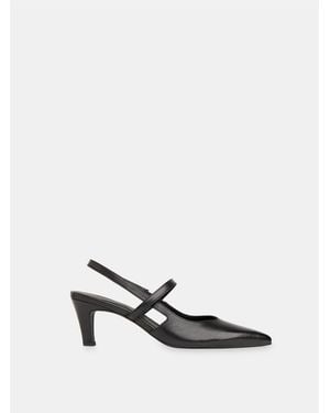 Whistles Cecily Slingback Heels - White
