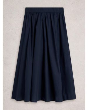 White Stuff Abigail Midi Skirt - Blue