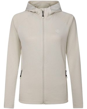 Dare 2b Ventura Hooded Stretch Midlayer Fleece - Gray