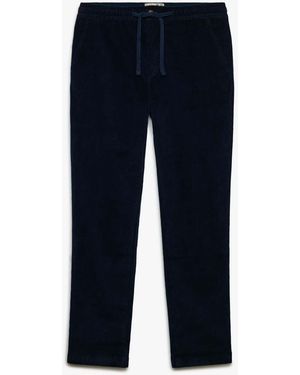 Superdry Merchant Cord Drawstring Pants - Blue