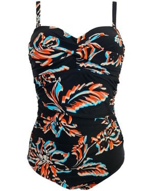 Pour Moi Pour Moi/ Santa Monica Removable Straps Tummy Control Swimsuit - Black