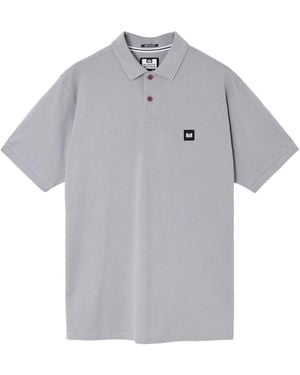 Weekend Offender Heathcote Badge Polo Shirt - Gray