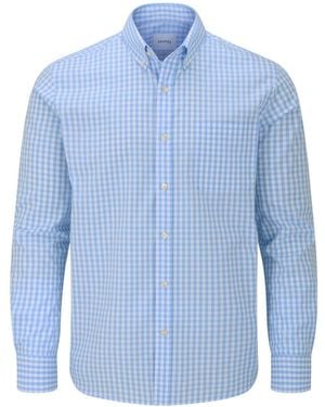 Skopes Tailored Fit Casual Oxford Shirt - Blue