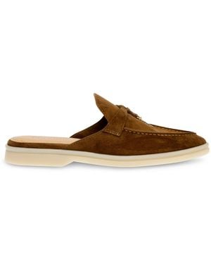 Steve Madden Patrizia Slip-On Suede Loafers - Braun