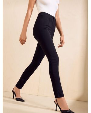 Friends Like These Friends Like These Sculpting Stretch Seam Detail Slim Pants - Blue