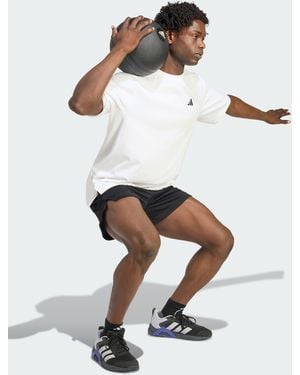 adidas Primelift Essentials Workout Graphics T-Shirt - White