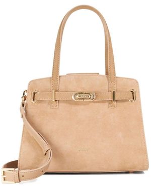 Dune Dinidefine Medium Belted Tote Bag - Natural
