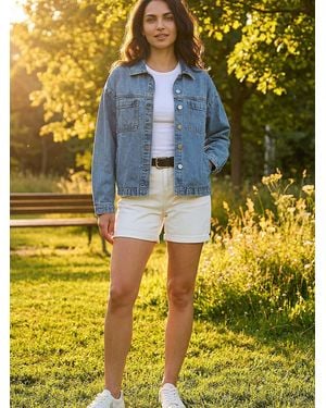 Roman Denim Jacket - Yellow