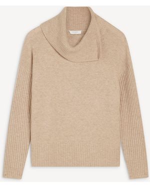 Hobbs Irene Shawl Sweater - Natural