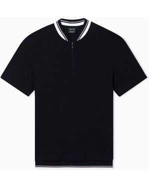 ARMANI EXCHANGE Polo Shirt - Black