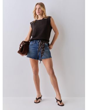 Levi's 501 Curve-Shorts - Blau