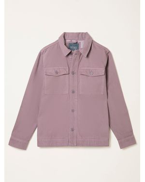 FatFace Fatface Dusky Canvas Two Pocket Worker Jacket - Purple