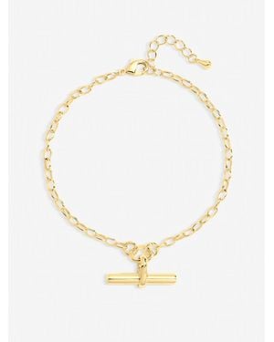 Inicio Tone T-Bar Bracelet - Metallic