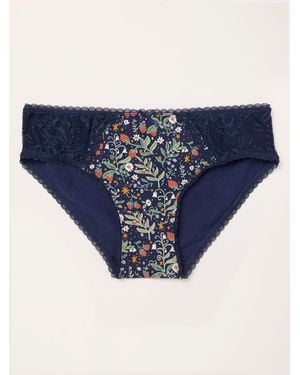 FatFace Fatface Wild Strawberry Classic Knickers - Blue