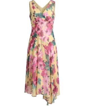 Gina Bacconi Indien Chiffonkleid Mit Print - Weiß