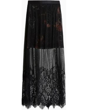 AllSaints Allsaints Ariella Lace Skirt - Black