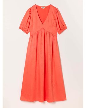 FatFace Fatface Remi Petite Midi Dress - Red