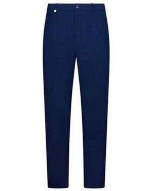 Golfino Birdie Light Techno Stretch Flat Front Golf Pants - Blue