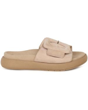 Gabor Adios Mule Style Sandals - Natural