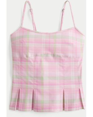 Hollister Pleated Strappy Top - Pink