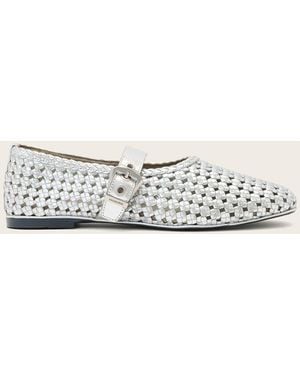 AllSaints Allsaints Sabine Woven Flats - Natural